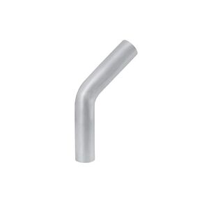 HPS AT45-312-CLR-5 6061 T6 Aluminum Elbow Pipe Tubing, 16 Gauge, 45 Degree Bend, 3-1/8" OD, 0.065" Wall Thickness, 5" Center Line Radius