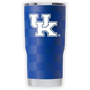 Gametime Sidekicks Kentucky 20oz Blue Tumbler - Officially Licensed, 18/8 Stainless Steel, Double-walled, Vacuum-insulated, UV LED Printed Logos, Sweatless, Stays Hot/Cold - Full Wrap