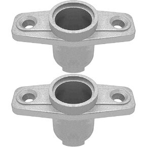 ISURE MARINE Top Mount Aluminum Oar Lock Socket Holder 90Degrees T-Shaped Boat Hardware Replacement for Marine Yacht Boat/Yacht Parts 2Pcs