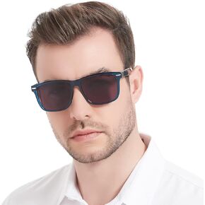 OCCI CHIARI Oversized Reader Sunglasses for Men 1.25 Fashion Reading Sunglasses Full Lens sun readers 0 1.00 1.25 1.50 1.75 2.00 2.25 2.50 2.75 3.00 3.50 (Black)