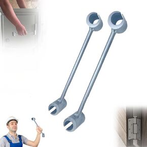 Higes Gap Adjusting Wrench, Door Hinge Adjustment Repair Spanner Adjustable Wrench Tool, Spanner Key for Round Bolt Standard Gauge Heavy Duty Door Hinge Adjustment Tool（23-25 mm）