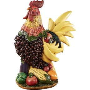 Touch of Class Rooster Medley Table Sculpture 12 Wide x 7 Deep x 15 High