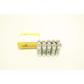 Box of 10 COOPER BUSSMANN FNQ-R-15 CC-TRON Cartridge Fuse Class CC 15A 600V-AC