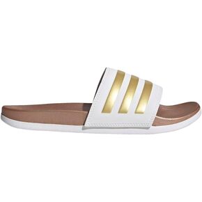 adidas Women's Adilette Comfort Sandals Slide, Semi Pink/Victory Gold/Victory Gold, 10
