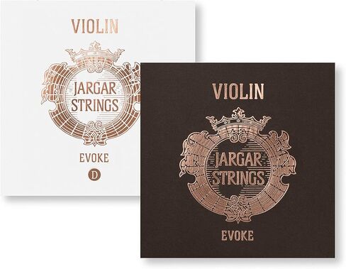 Jargar Evoke Violin Set | Violin Strings 4/4 Full Set for Professionals and Aspiring Violinists | Powerful, Direct Response with Brilliant Sound Color | Made In Denmark | Full Set in Kuwait
