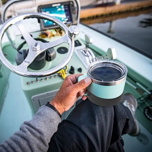 حذاء واقٍ متوافق مع كوب YETI Rambler سعة 14 أونصة/كوب قابل للتكديس وغطاء سفلي مضاد للانزلاق وغطاء حماية من السيليكون (YETI 14oz كم كوب أسود*1) in Saudi Arabia