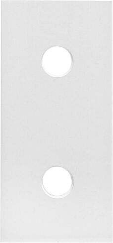 Joining Plate, Pack of 10 Aluminum Flat Connecting Plate Reinforcement Vertical Connection Tool Rectangular 2 Hole Placement Joining Plate for Construction Industry (2020) in Saudi Arabia
