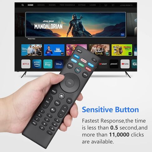Voice Remote Control Replacement for Fire-TV-Stick/TV Cube and for Insignia/Toshiba/Pioneer/AMZ Fire Smart TVs in Kuwait