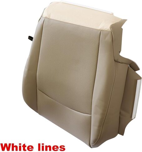 GXARTS Driver Bottom Replacement Seat Cover Dark Gray Compatible with Dodge Ram 1500 2500 3500 4500 5500 Laramie SLT with Leather Sport Power Wagon Single-Cab Crew-Cab Quad-Cab MegaCab 2010-2012 in Kuwait