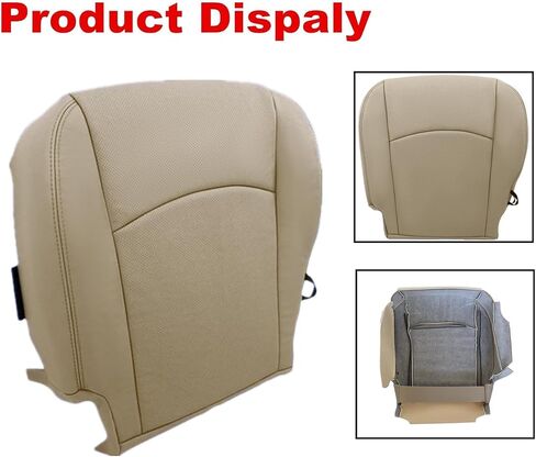 GXARTS Driver Bottom Replacement Seat Cover Dark Gray Compatible with Dodge Ram 1500 2500 3500 4500 5500 Laramie SLT with Leather Sport Power Wagon Single-Cab Crew-Cab Quad-Cab MegaCab 2010-2012 in Kuwait