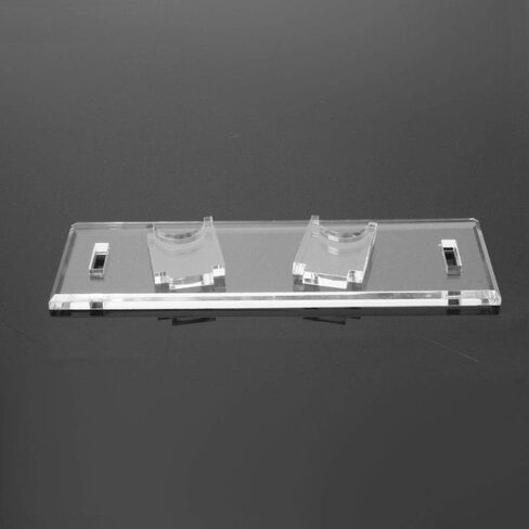 WANLIAN Lightsaber Stand Saber Stand Acrylic Lightsaber Holder Desktop Display Showcase for Lightsaber Saber Display Decoration (Square Black 1 pack) in Kuwait