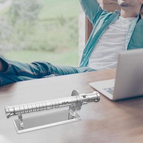 WANLIAN Lightsaber Stand Saber Stand Acrylic Lightsaber Holder Desktop Display Showcase for Lightsaber Saber Display Decoration (Square Black 1 pack) in Kuwait