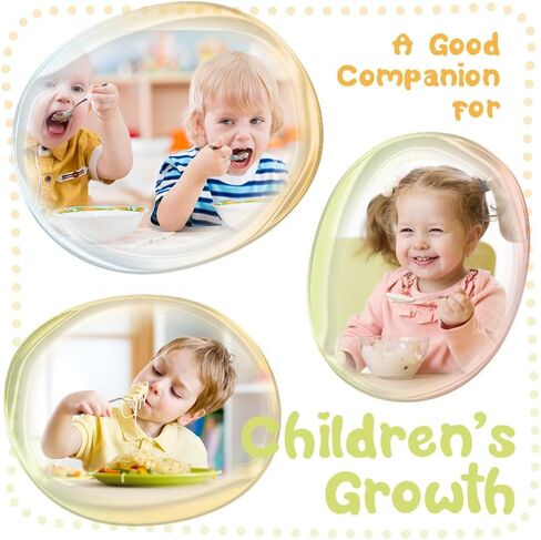 8 Piece Stainless Steel Toddler Utensil Set, Kids Safe Fork and Spoon, Children Silverware Set for Self-feeding, Including 2 Toddler Spoons, 2 Kid Spoons and 4 Kid Forks, Dishwasher Safe in Saudi Arabia