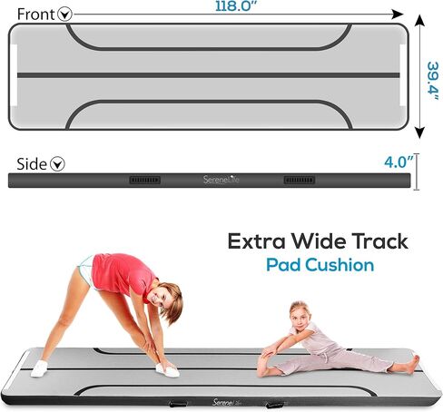 SereneLife Gymnastics Inflatable Air Tumbling Mat in Saudi Arabia