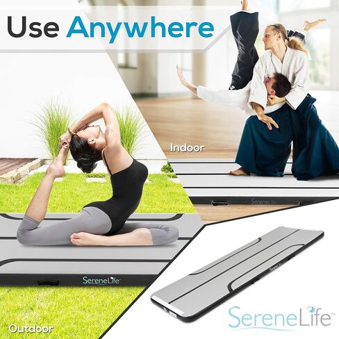 SereneLife Gymnastics Inflatable Air Tumbling Mat in Saudi Arabia