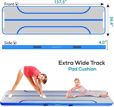 SereneLife Gymnastics Inflatable Air Tumbling Mat in Saudi Arabia