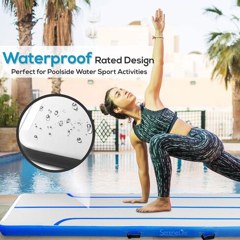 SereneLife Gymnastics Inflatable Air Tumbling Mat in Saudi Arabia