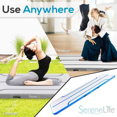SereneLife Gymnastics Inflatable Air Tumbling Mat in Saudi Arabia