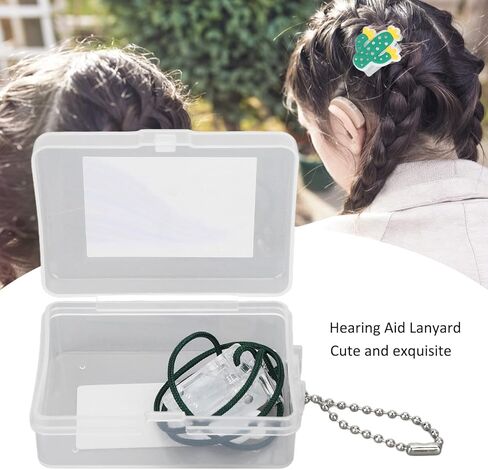 مشابك مساعدة السمع، حبل أذن واحد، مشبك حبل واقي ضد الضياع مع صندوق تخزين، حبل تثبيت للأنشطة الخارجية in Kuwait