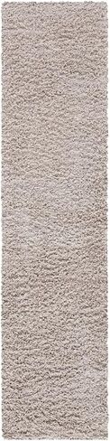 SAFAVIEH Venus Shag Collection Runner Rug - 2'2" x 10', Taupe, Solid Design, Non-Shedding & Easy Care, 1.8-inch Thick Ideal for High Traffic Areas in Living Room, Bedroom (VNS520E) in Saudi Arabia