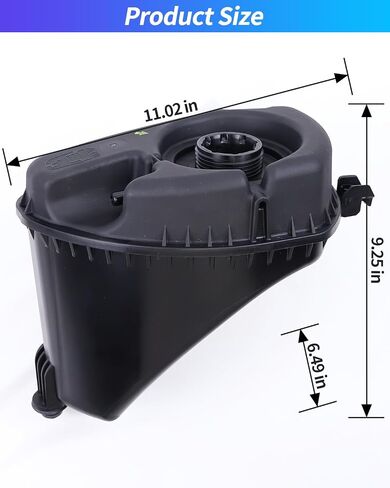 Coolant Recovery Reservoir Expansion Tank Replacement Compatible with BMW X5 E70 F15 F85 X6 E71 F16 F86 (with Sensor) Replaces OE 17138621092 17137647290 17137552546 in Saudi Arabia