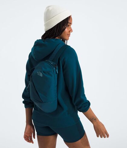 حمالة إيزابيلا سلينغ للسيدات من THE NORTH FACE، حجر قمري داكن منقط/حجر قمري، مقاس واحد in Kuwait