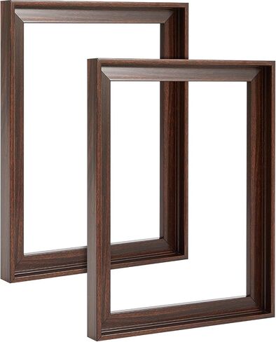Suzile 2 Pack Floating Frame for Canvas 0.9 in Deep Removable Painting Floater Frame Assembly Required for Oil Paintings Picture Finished Stretched Canvas Artwork Prints(Black,36 x 48 Inch) in Saudi Arabia