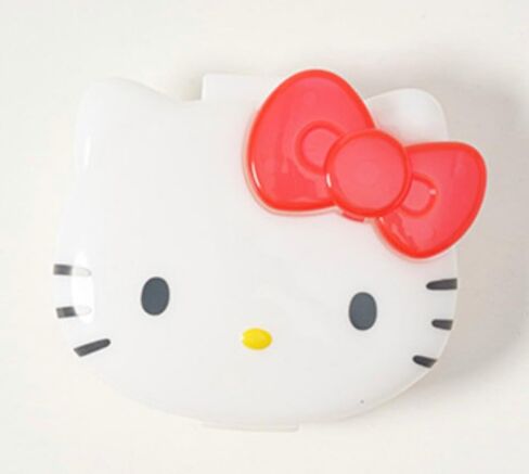 صندوق حبوب الوجه هالو كيتي - منظم الأدوية - محمول وخفيف الوزن in Kuwait