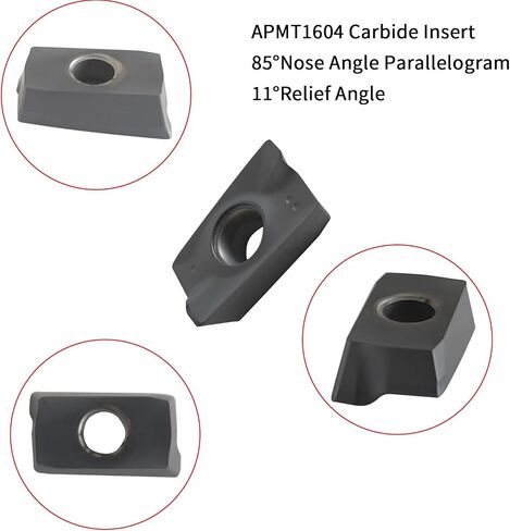 R8 FMB22 Face End Mill Arbor، KM12 50-22-4T Face End Milling Shell Cutter، FMB22 Face Mill Mill، R8 7 / 16-20UNF Shank، Face End Mill Arbor، 10 قطع SEKT1204 إدراجات كربيد، مفتاح T20 in Kuwait