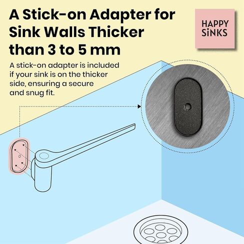 Magnetic Dish Cloth Holder for Kitchen Sink - Works on Steel, Metal Sinks - Dish Rag Hanger with Strong Magnetic Backing Durable and Sustainable Kitchen Solution (Composite) in Saudi Arabia