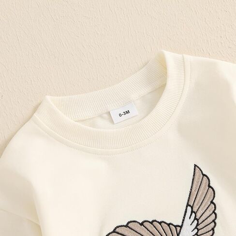 Pudcoco Duck Hunting Baby Clothes Infant Baby Boys Girls Long Sleeve Mallard Duck Sweatshirt Romper Bodysuit in Saudi Arabia