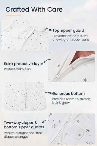 TotAha Toddler Sleep Sack 2T-3T-4T, Premium Light Wearable Blanket Baby Sleeping Bag with 2-Way Safe Zippers, Summer Sleepsacks For Girl Boy in Saudi Arabia