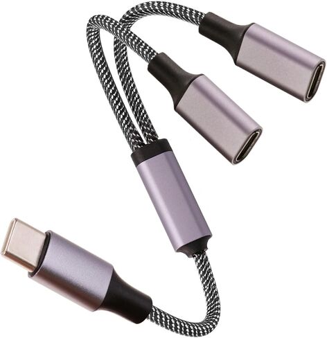 مقسم USB A (طول 10 بوصات)، مقسم USB A 1 في 2 مخرج، مقسم USB A ذكر إلى 2 أنثى USB Y، مقسم USB للشحن البطيء ونقل البيانات لكاميرا الويب/الطابعة/أجهزة USB/الكمبيوتر المحمول إلخ. in Kuwait