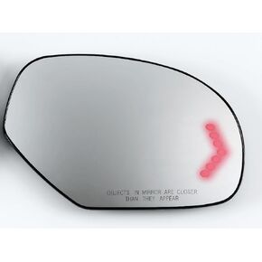 مرآة زجاجية بديلة APA تعمل بالطاقة مع إشارة LED لسائق 2007-2014 SILVERADO TAHOE SUBURBAN الجانب الأيسر 15874992 25892978 GM1323349 GM1323354 GM1324138 in Kuwait