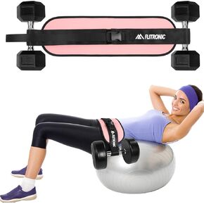 Exercise Hip Thrust Belt, Glute Trainer, Adjustable Hip Thrust Belt with Extra Padding for Dumbbells Kettlebells Gym Fitness Bodybuilding Weightlifting