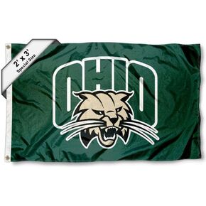 College Flags & Banners Co. Ohio Bobcats 2x3 Foot Flag