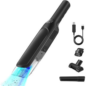 Handheld Vacuum Cordless Rechargeable, Car Vacuums Light Weight, Dust Busters with Washable Filter, Mini Vacuum Cleaner for Pet Hair, Home, Car