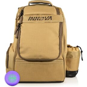 Innova Adventure Pack Disc Golf Backpack – Holds 25 Discs – Includes Mini, Disc Golf Bag