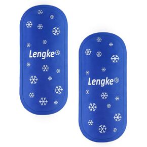 YOUSHARES Large Ice Packs TSA Approved for Insulin Cooler Travel Case - 2 x 100g Travel Ice Packs Keep Medicine Cool White Traveling, Reusable Ice Packs for Insulin Cooler (2 Packs)