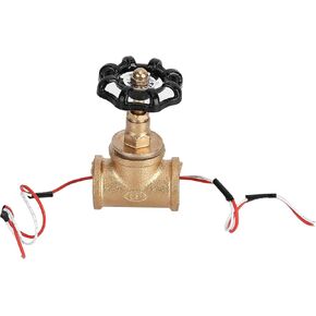3/4 Inch Stop Valve Light Switch for Water Pipe Lamps Vintage Steampunk Lamp Loft Iron Valve Vintage Table Lamp Home Shop Bathroom Use with Red Wire White Wire