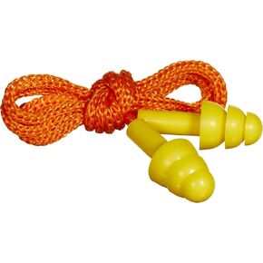 Allen Company Deluxe Ear Plug w/Cord & Small Case, Orange, One Size