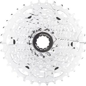 microSHIFT H11 Cassette - 11 Speed, 11-34T, Silver, Chrome Plated