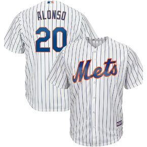Outerstuff Pete Alonso #20 New York Mets Home White Youth Boys Jersey - Youth Boys (8-20)