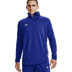 Under Armour Command Mens Quarter Zip M Royal-white