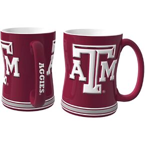 Texas AM Aggies Coffee Mug - 14oz Sculpted Relief