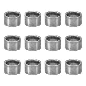 PATIKIL M6 Steel Spacers, 12 Pcs Metal Spacers Steel 6mm ID x 10mm OD x 30mm L Carbon Steel Spacer Screw Standoff Round for 1/4in or M6 Screw Bolts