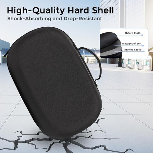 JUMO CYLY Carrying Case for Apple Vision Pro,Hard Protective Cover,PU Leather Portable Storage Case Bag,Handheld Travel Headset Bag Shockproof & Anti-Drop,Waterproof in Saudi Arabia