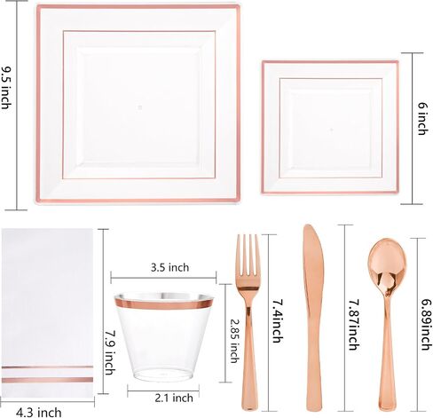 Festiva 176Pcs Thanksgiving Plastic Plates - Heavy Duty Thanksgiving Plates - Thanksgiving Disposable Dinnerware Set include 50 Plates,75 Silverware, 25 Cups, 25 Pumpkins Napkins, 1Tablecloth in Saudi Arabia