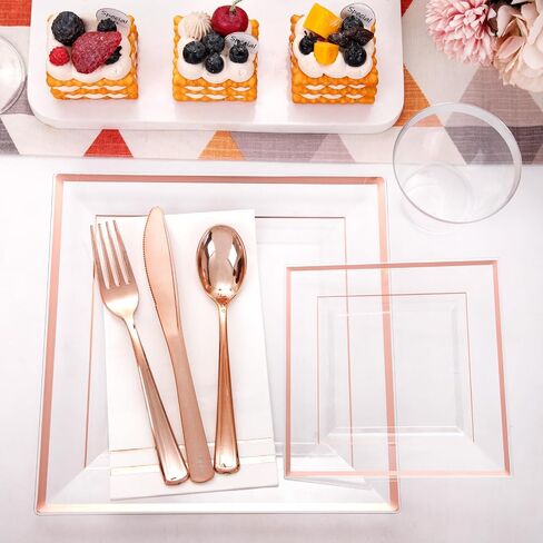 Festiva 176Pcs Thanksgiving Plastic Plates - Heavy Duty Thanksgiving Plates - Thanksgiving Disposable Dinnerware Set include 50 Plates,75 Silverware, 25 Cups, 25 Pumpkins Napkins, 1Tablecloth in Saudi Arabia
