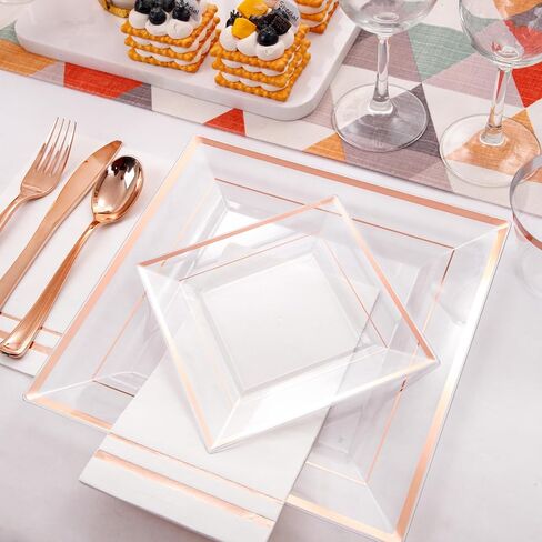 Festiva 176Pcs Thanksgiving Plastic Plates - Heavy Duty Thanksgiving Plates - Thanksgiving Disposable Dinnerware Set include 50 Plates,75 Silverware, 25 Cups, 25 Pumpkins Napkins, 1Tablecloth in Saudi Arabia